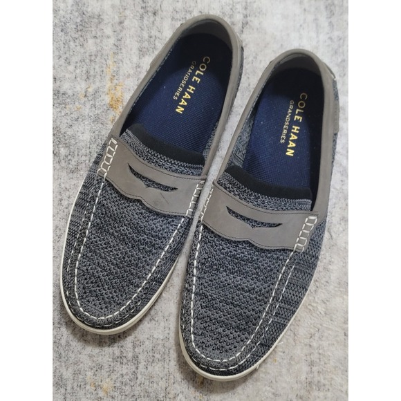 Cole Haan Mens Pinch Weekender Navy Slip On Casual Shoes C32164 Size 10M - Picture 1 of 8